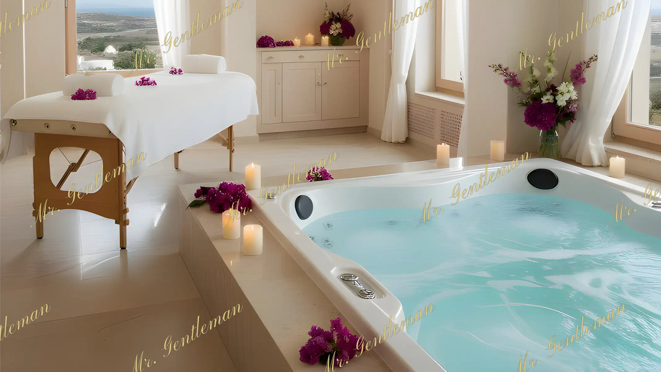 Premium spa massage in Oia, Santorini