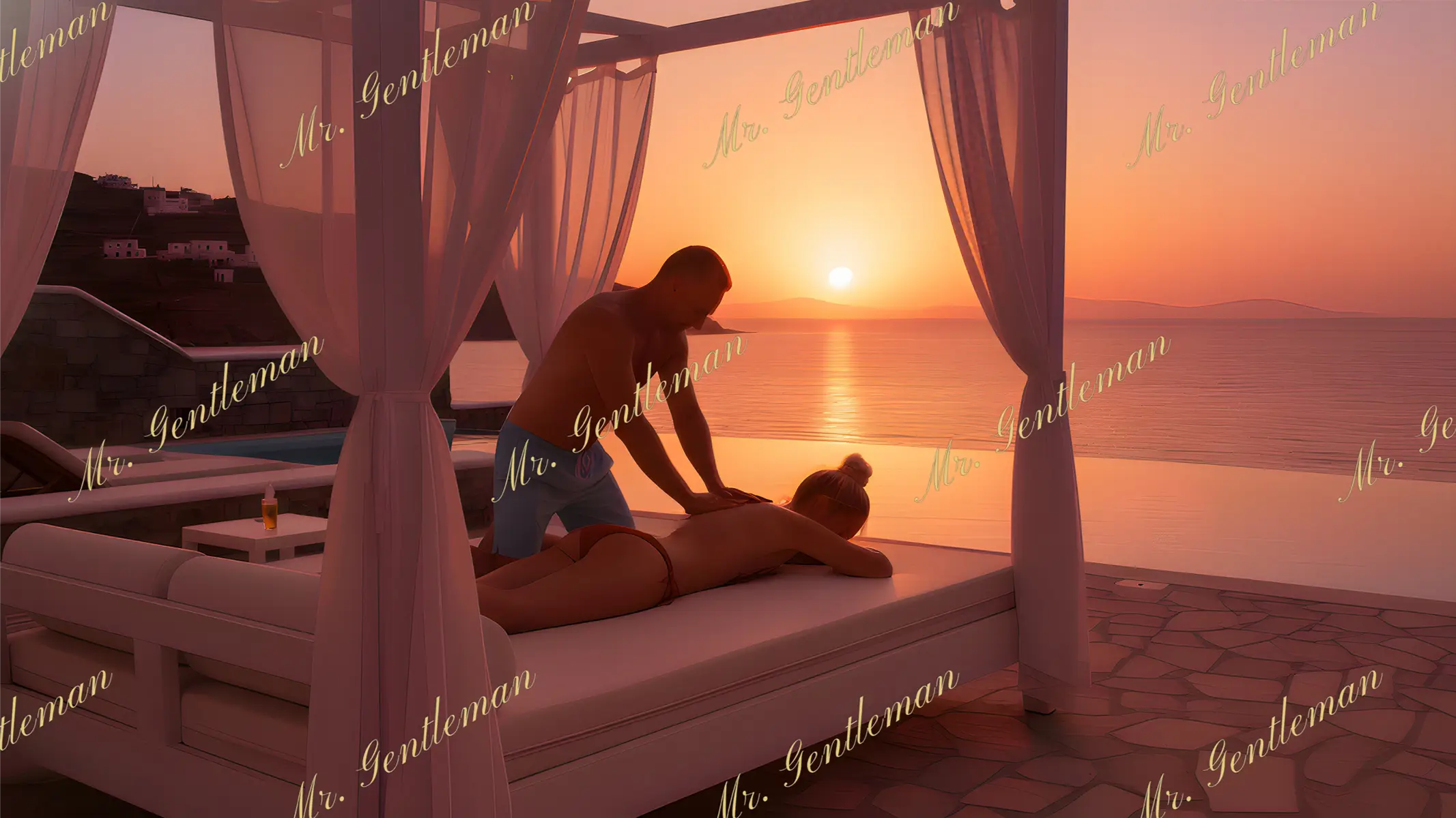 Private moments companion Aegean Greece